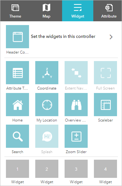 Widget tab with Foldable theme default widgets